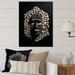 Bungalow Rose Black & White African Tribal Mask II - African Metal Wall Art Prints Metal in Black/Gray | 20 H x 12 W x 1 D in | Wayfair