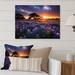 Latitude Run® Sunrise Bonnets Field III - Unframed Print on Metal in Blue | 16 H x 32 W x 1 D in | Wayfair 7ADE18521DB5442ABC7D630A144A88A1