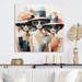 Everly Quinn Fashion Hats Collection IV - Fashion Metal Wall Decor Metal in White | 36 H x 36 W x 1 D in | Wayfair 1CBC19C1891A4F0B88FF802922887062