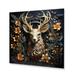 Millwood Pines Deer Wonderers III - Animals Metal Wall Decor Metal in Black | 23" H x 23" W x 1" D | Wayfair C08E47A40E874DFB8D0E0373A1A04C61
