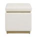 Latitude Run® Wiveca 18" Wide Square Storage Ottoman in White | 18 H x 18 W x 18 D in | Wayfair 1F90043D5B344FED9960BF2166578100