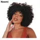 Perruque Afro Naturelle Courte et Bouclée pour Femme Noire Cheveux Humains Crépus Style Pixie
