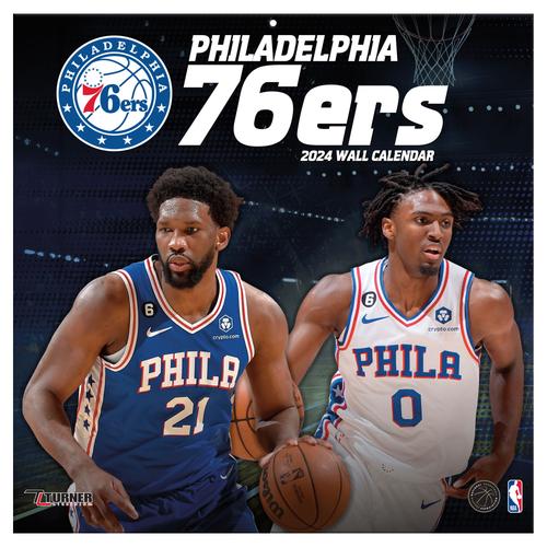 Philadelphia 76ers 2024 Wandkalender 30,5 x 30,5 cm