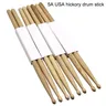 1 paio 5A USA Hickory Wood Drum Stick Wood Color 5A Stick bacchette per batterista di buona qualità