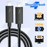 Cavo Thunderbolt 4 8K 60Hz 40Gbps PD 100W certificato Thunderbolt 4 cavo USB 4.0 cavo Thunderbolt 4