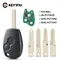 KEYYOU Chiave A Distanza Per Renault Duster Modus Clio 3 Kangoo Twingo DACIA Logan Sandero 433MHz