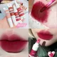 6 Color Brown Pink Lip Glaze Matte Liquid Lipstick Cute Cheap Waterproof Velvet Nude Red Lip Mud