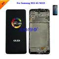 AMOMLED OLED LCD per Samsung M22 LCD M225F Lcd per Samsung M225F schermo LCD Touch Digitizer