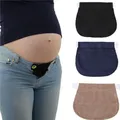 Hot New Black/Navy Blue/Khaki 1/3Pcs Maternity Pregnancy Waistband Belt ADJUSTABLE Elastic Waist