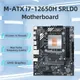 ERYING DIY Gaming PC Desktop Motherboard Set with Onboard CPU Core Interposer Kit i7 12650H