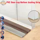 Waterproof PVC Door Gap Bottom Sealing Strip Draught Excluder Stopper Under Door Blocker Guard Seal