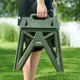 Portable Outdoor Folding Stool Camping Fishing Chair High Load-Bearing Reinforced PP Plastic