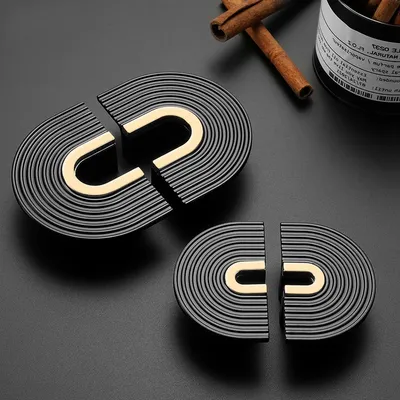 Simple Semicircle Cabinet Handle Nordic Interior Doors Handles Personality Creative Drawer Pulls Furnitures Wardrobe Knobs