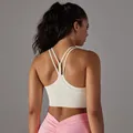 New Yoga Sexy Gym Bra Women Bra Thread Casual Striped Seamless Knitting Fashion Skinny Gym Top