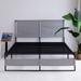 King Size Carbon Steel Bed Frame with Headboard and Footboard - Ample Storage Space, Noise-Free Design