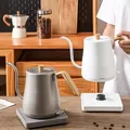 Electric Kettle 1000W Gooseneck Electric Pot Electric Water Heater Teapot 0.8L Wood Grain Hand Brew