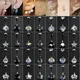 1Pc Surgical Steel Double Heart Star Zircon New Navel Belly Button Ring Ear Cartilage Helix Septum