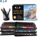 ‎H&B 180/120/72pcs Colored Pencil Set Oil Based Professional Colouring Pencils for Kids Adults