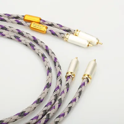 Pair XLO Unterschrift S3-1 Herausgegriffen-Ended Audio Interconnect Kabel mit RCA Jack Audio Linie