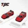 Tpc 1:64 lbwk f40 rot/rotes Auto mit Figur Druckguss Modellautos