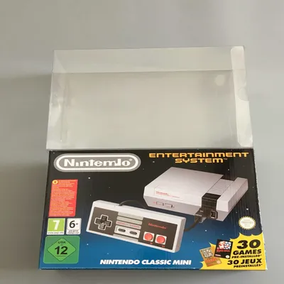 Transparenter Box-Schutz für Nintendo NES Classic Mini, Sammelboxen, TEP-Aufbewahrung, Spielhülle,