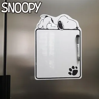 Snoopy Magnetischen Kühlschrank Aufkleber Anime Kinder Zeitplan Planer Erinnern Nachricht Bord Magnete Cartoon Memo Nachricht Bord Image