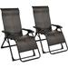 Lounge Chair - Patio PE Wicker Folding Recliner With Locking System & Widen Armrest Adjustable Reclining Lounge Chair For Deck Beach Backyard (2)