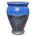 Seafoam Blue/Matte Black Ceramic Sanford Planter - Home and Garden DÃ©cor - Indoor/Outdoor Use