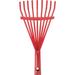 HOMEMAXS High-carbon Steel Rake Leaf Rake Fallen Leaves Rake Garden Lawn And Yard Metal Rake