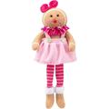Christmas Gingerbread Plush Doll 17 Girl Cute Shelf Decorations - Fun Kids Holiday Toy Elf Buddy Decorate Your House Tree or Stocking with Soft Xmas Plushie- Festive Ginger Bread Cookie Santa Gifts