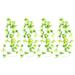 HOMEMAXS 4Pcs Simulation Artificial Flower Rattan Rose Rattan Adornment Fake Flower Decor