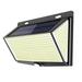 JOLIXIEYE 468 LED Solar Wall Lights Easy to Install White Light ABS Wall Lights for Garden Walkway Pathway