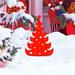 Teissuly Christmas Decorations Black X Friday Christmas Red Christmas Tree Garden Garden Outdoor Festival Decoration Acrylic Gift