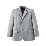 MOSEDOU Boys Formal Suits Blazer Jacket Coat for Kids Suit Jacket Two Button Slim Fit Sport Coat Daily Blazer