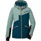 KILLTEC Kinder Funktionsjacke KSW 117 GRLS SKI JCKT, Größe 128 in hell blaugr n