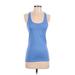 Nike Active Tank Top: Blue Activewear - Women's Size X-Small