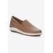 Wide Width Women's Orleans Sneaker by Ros Hommerson in Almond Tumbled Leather (Size 6 W)