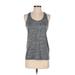 Under Armour Active Tank Top: Gray Activewear - Women's Size Small