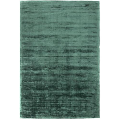 "Teppich MORGENLAND ""Designer Chester"" Teppiche Gr. B/L: 160 cm x 230 cm, 10 mm, 1 St., grün (seegrün) Designerteppiche Viskose"