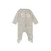 Carter's Long Sleeve Outfit: Gray Paisley Bottoms - Size 6 Month