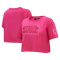 Women's Pro Standard Vegas Golden Knights Triple Pink Cropped Boxy T-Shirt