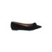 Sam Edelman Flats: Black Solid Shoes - Women's Size 6 1/2 - Pointed Toe