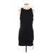 ASOS Casual Dress - Bodycon Crew Neck Sleeveless: Black Solid Dresses - New - Women's Size 10