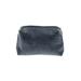 Street Level Leather Clutch: Embossed Blue Print Bags