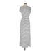 Soft Joie Casual Dress - Maxi: Gray Stripes Dresses - Women's Size X-Small