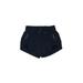 Core 10 Athletic Shorts: Blue Solid Activewear - Women's Size Small