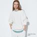 Women's Crew Neck Long-Sleeve Sweatshirt | White | XL | UNIQLO US