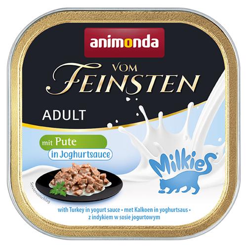 Sparpaket animonda Vom Feinsten Adult Milkies in Sauce 32 x 100 g - Pute in Joghurtsauce