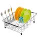 COOREL Adjustable Stainless Steel In Sink Dish Rack Stainless Steel in Gray | 5.1 H x 22 W x 11.8 D in | Wayfair UGTB07SBL4CH9