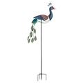 Regal Art & Gift Weather Resistant Metal Animal Garden Stake Metal in Blue | 49.5 H x 27.5 W x 10 D in | Wayfair 13438